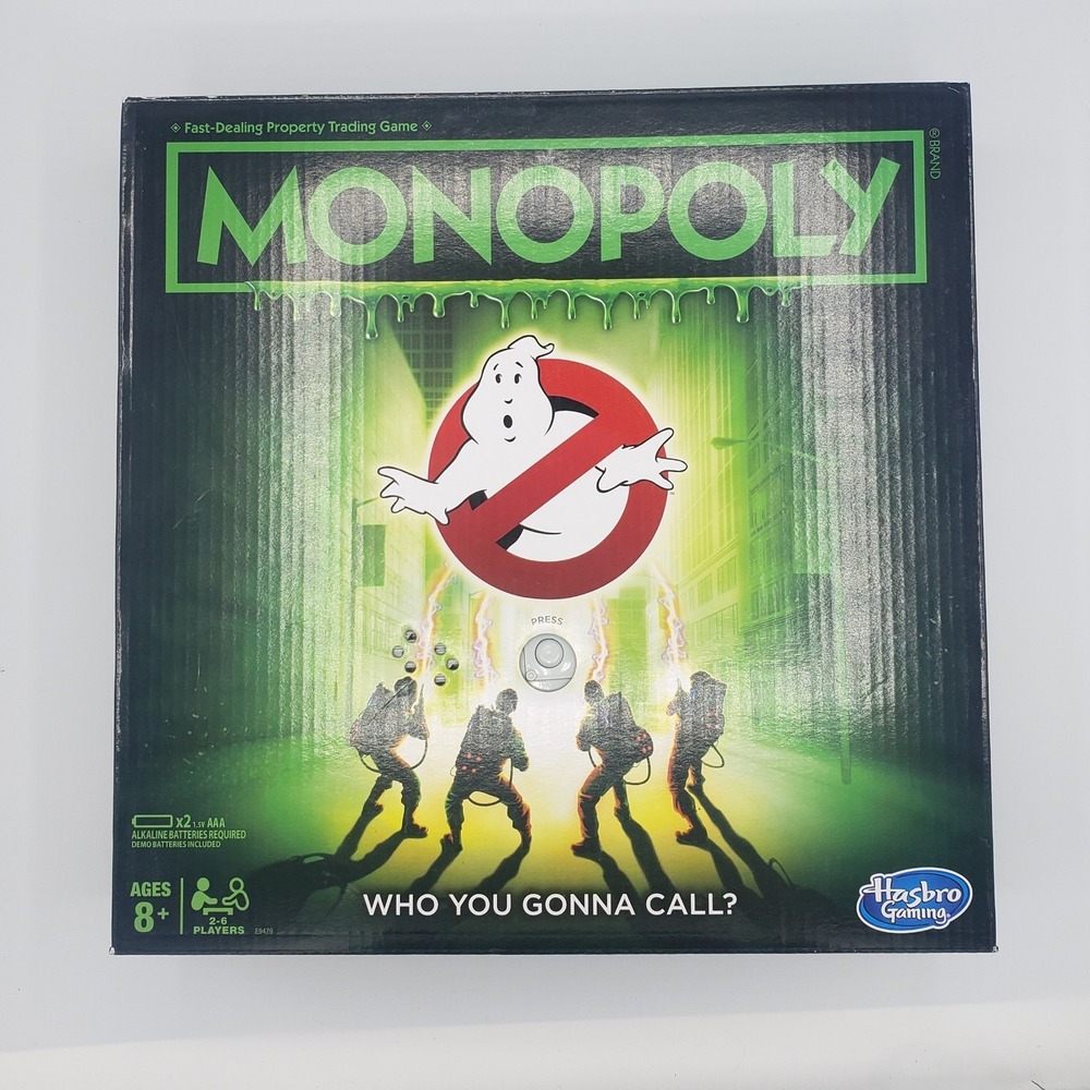 Hasbro Monopoly Game: Ghostbusters Edition Board‎ Game Who You Gonna Call